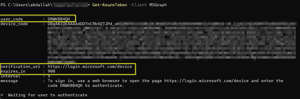 Generate Device Code