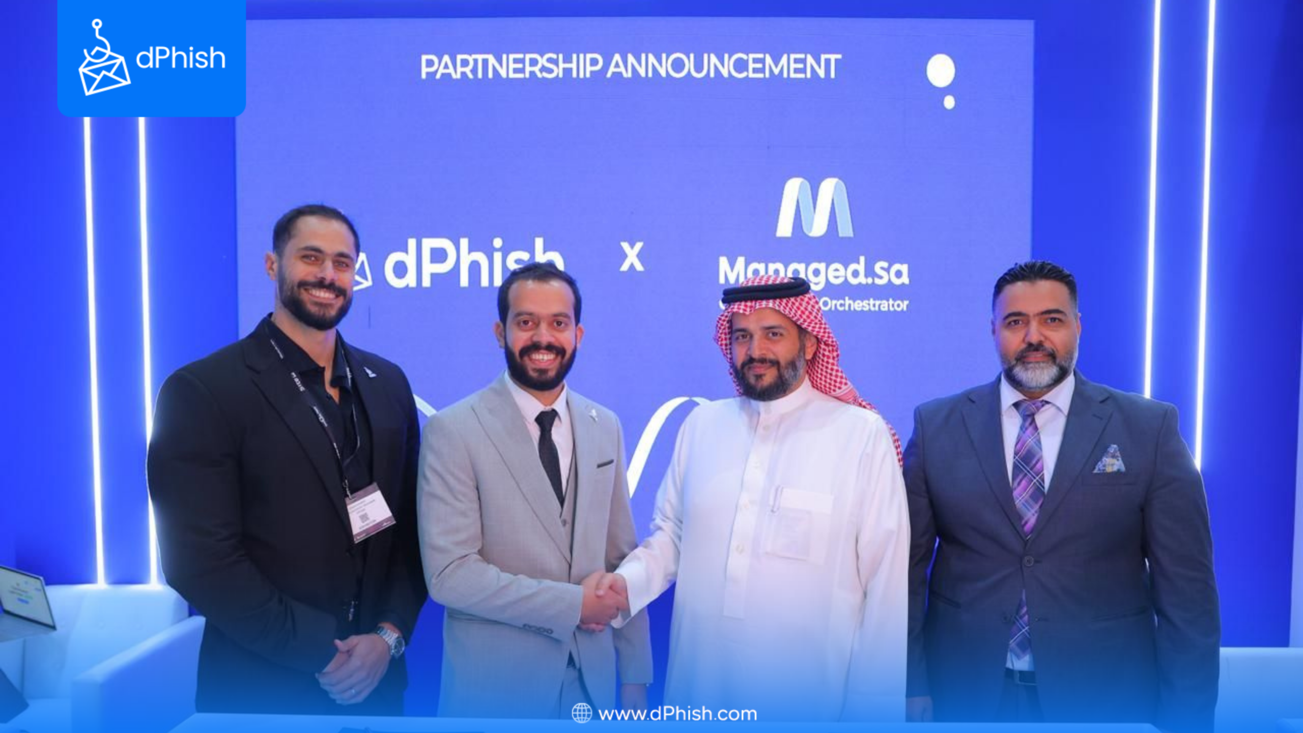 dPhish Announces Strategic Partnership with Managed.sa